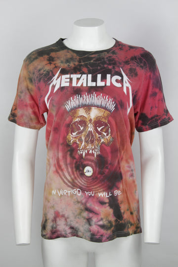Vintage Metallica 'In vertigo you will be' Tie-dye t-shirt - S