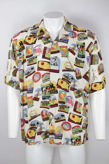 Vintage Hawaiian Shirt by Reyn Spooner tailored in Hawaii  - XL