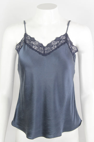 Vintage Silk Slip Top - M
